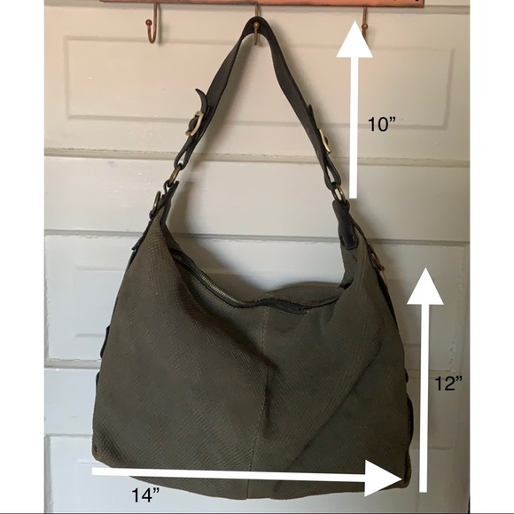 ‘Hogan’ olive green shoulder bag - Picture 2 of 9